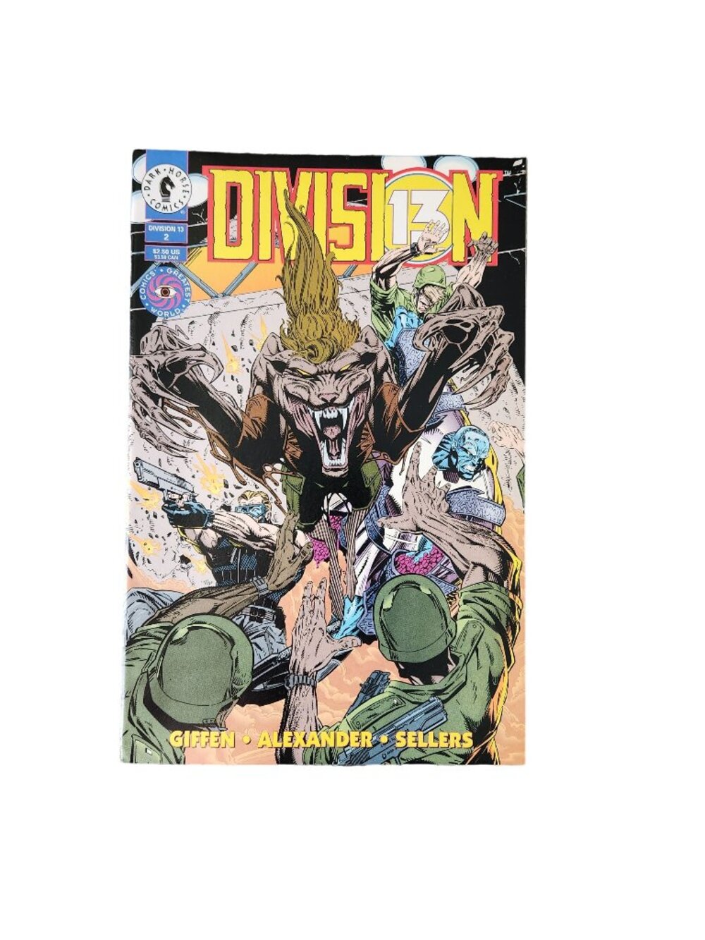 Dark Horse Division 13 #2 1994 Comic Book Collector Bagged Boarded